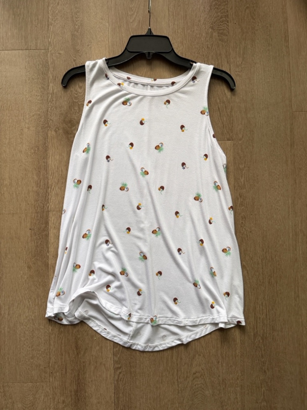 Adorable Coconut & Palm Print Tank